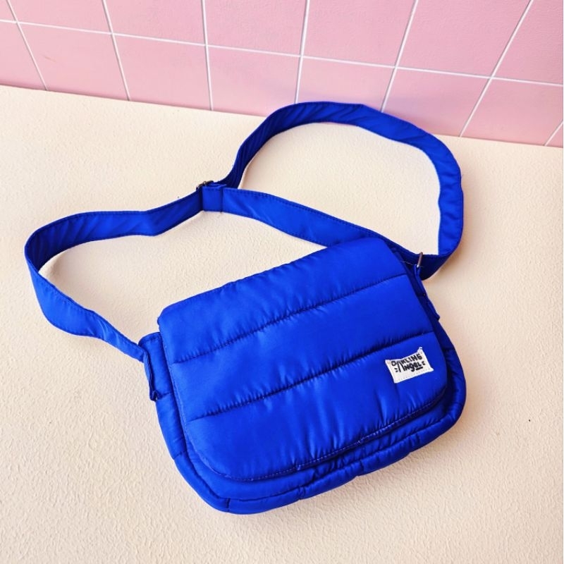 Gummy Poffy Sling Bag Tas slempang BTV puffy Wanita