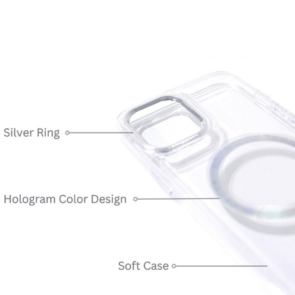 Magsafe Clear Case Tpu For Iphone 14 13 12 11 Pro Max Series Case Full Cover