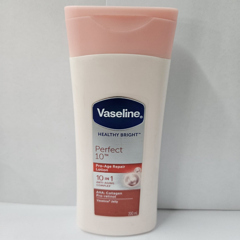 Vaseline Hand Body Lotion Perfect 10 Collagen Pro Retinol Anti Aging 200 ML
