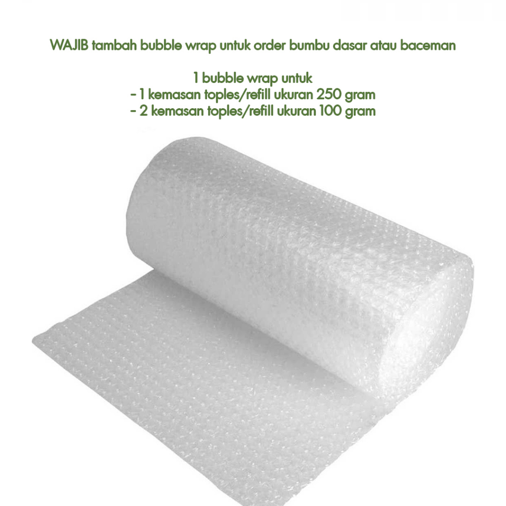 

TAMBAHAN PACKING BUBBLE WRAP