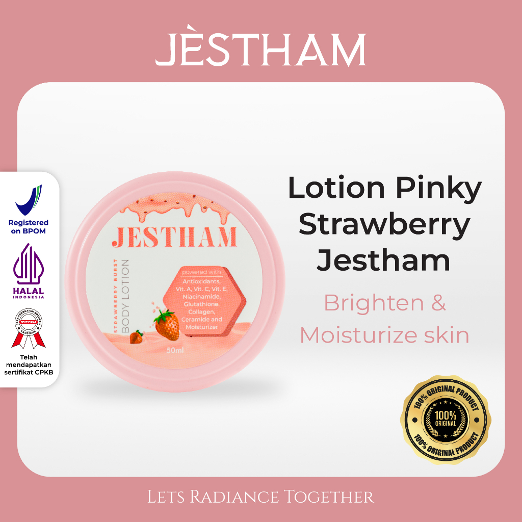 Lotion pemutih Jestham (Mini) Dosting Putih dalam 7 Hari