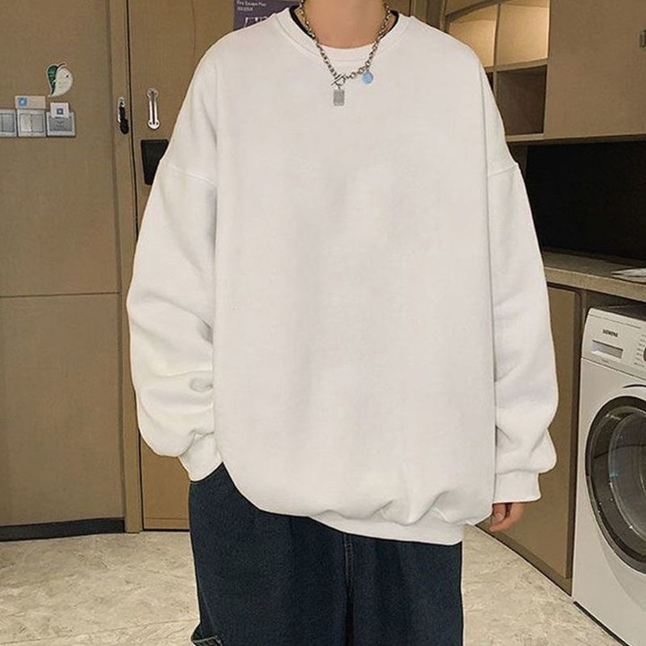 RDGF official shop 2023 new couple sweater top jacket simple atmosphere baju laki laki what to wear today kaos murah round neck printed high-end sweatshirt