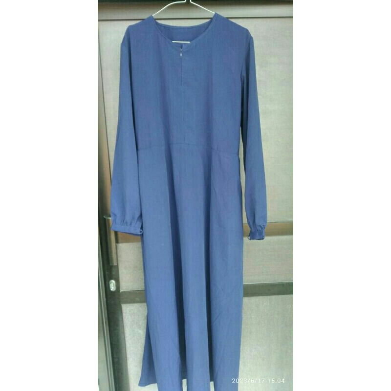 Preloved Gamis Navy/Biru Dongker