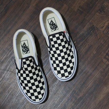 Vans Original Slip On Checkerboard Classic Black White