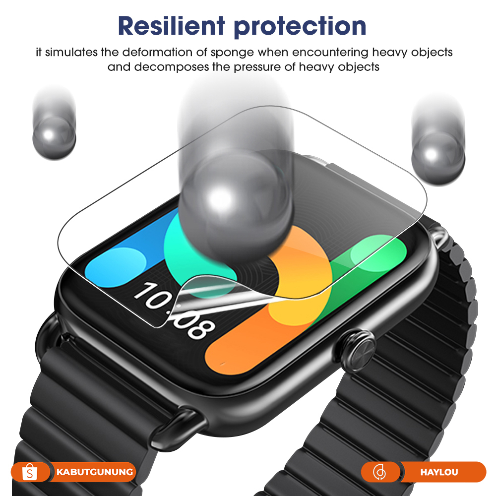 Screen Protector Anti Gores  TPU For Haylou RS4 / RS4 PLUS