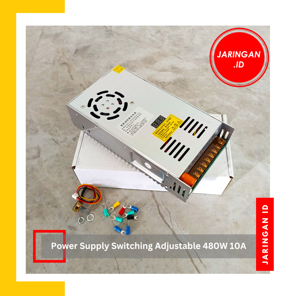 Power Supply Switching Adjustable 480W 10A