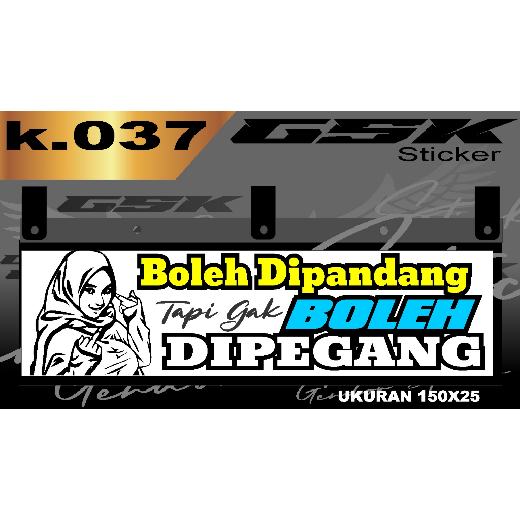 Stiker Cutting Karpet Belakang Truk All Sticker Variasi Karpet K.037