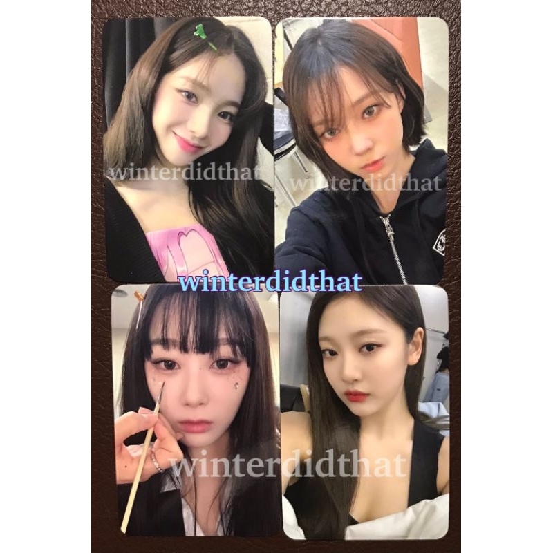 [READY STOCK] PC POB apple music apmus aespa MY WORLD from album intro ver. KARINA GISELLE WINTER NI