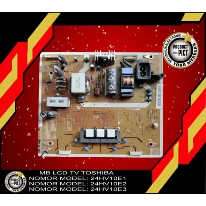 power suplay ori psu tv Toshiba 24HV10E1 24HV10E2 24HV10E3