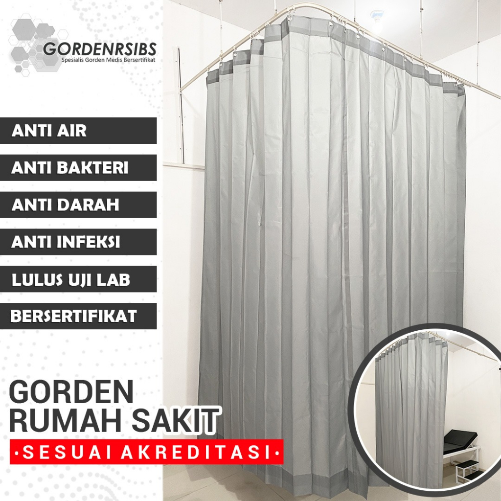 TIRAI RUMAH SAKIT - TIRAI ANTI BAKTERI - TIRAI KLINIK ANTI AIR - GORDEN IGD ICU