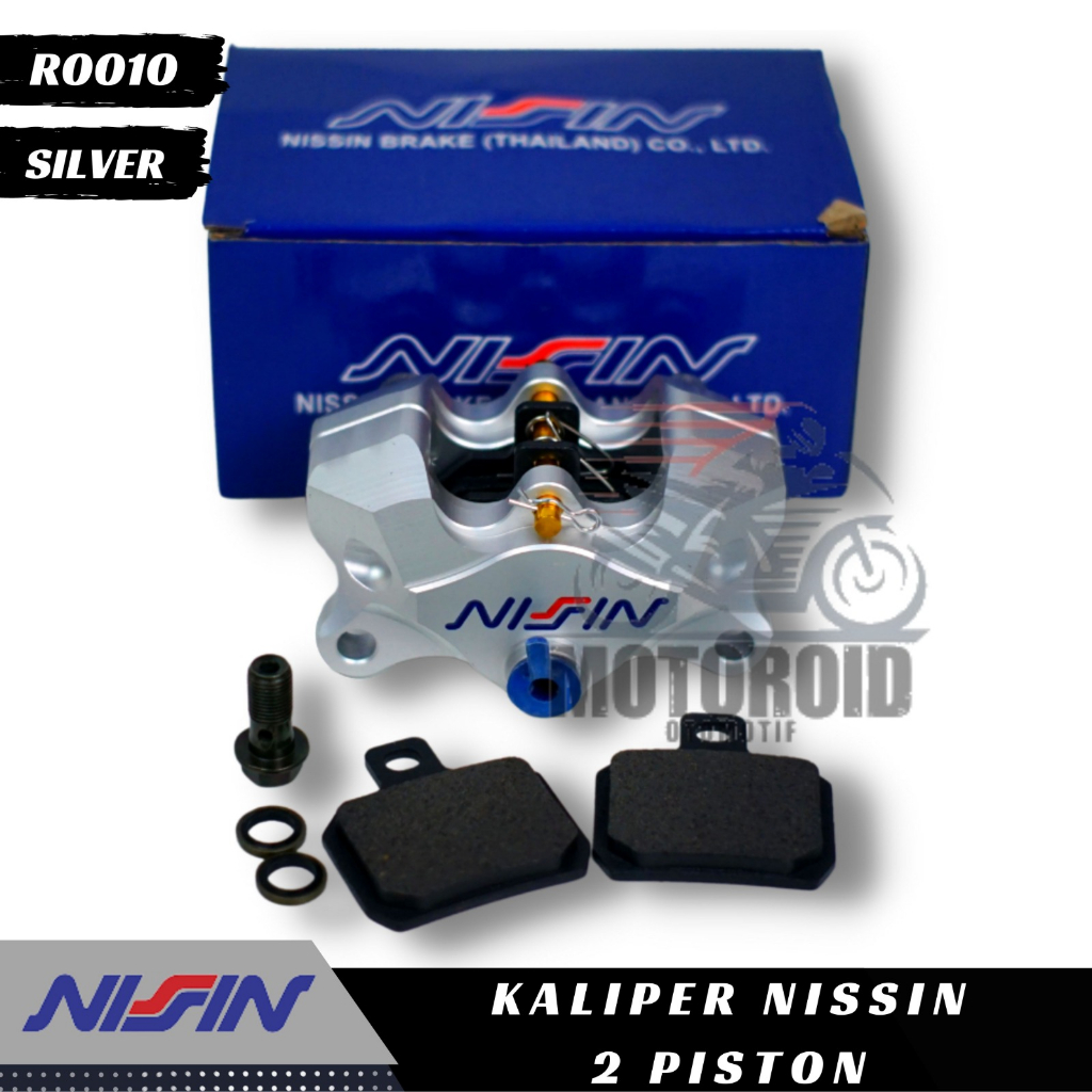 Kaliper 2Piston Palababi Universal Motor Beat Scoopy Mio Fino Nmax Ninja Satria Fu MX king model Kepala babi Thailand