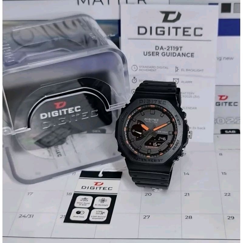 DIGITEC DA 3119 / DA-3119 / DA3119 /DA 2119 / DA2119/ DG2119 / DG 2119/ DA 3119 Watch DG Jam Tangan ORIGINAL