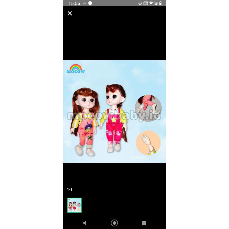 BONEKA SOLOD JOLIN/ BONEKA BISA DITEKUK TEKUK