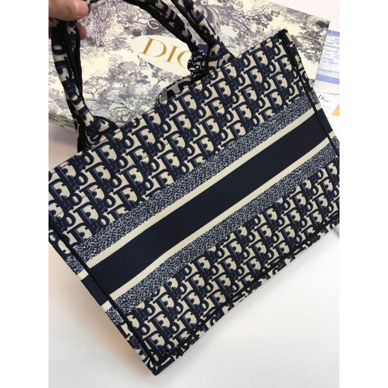 tas fashion  Tote book DD bordir kanvas  free box