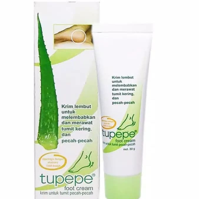 Tupepe Foot Cream 30 Gram Melembabkan Kulit Tumit