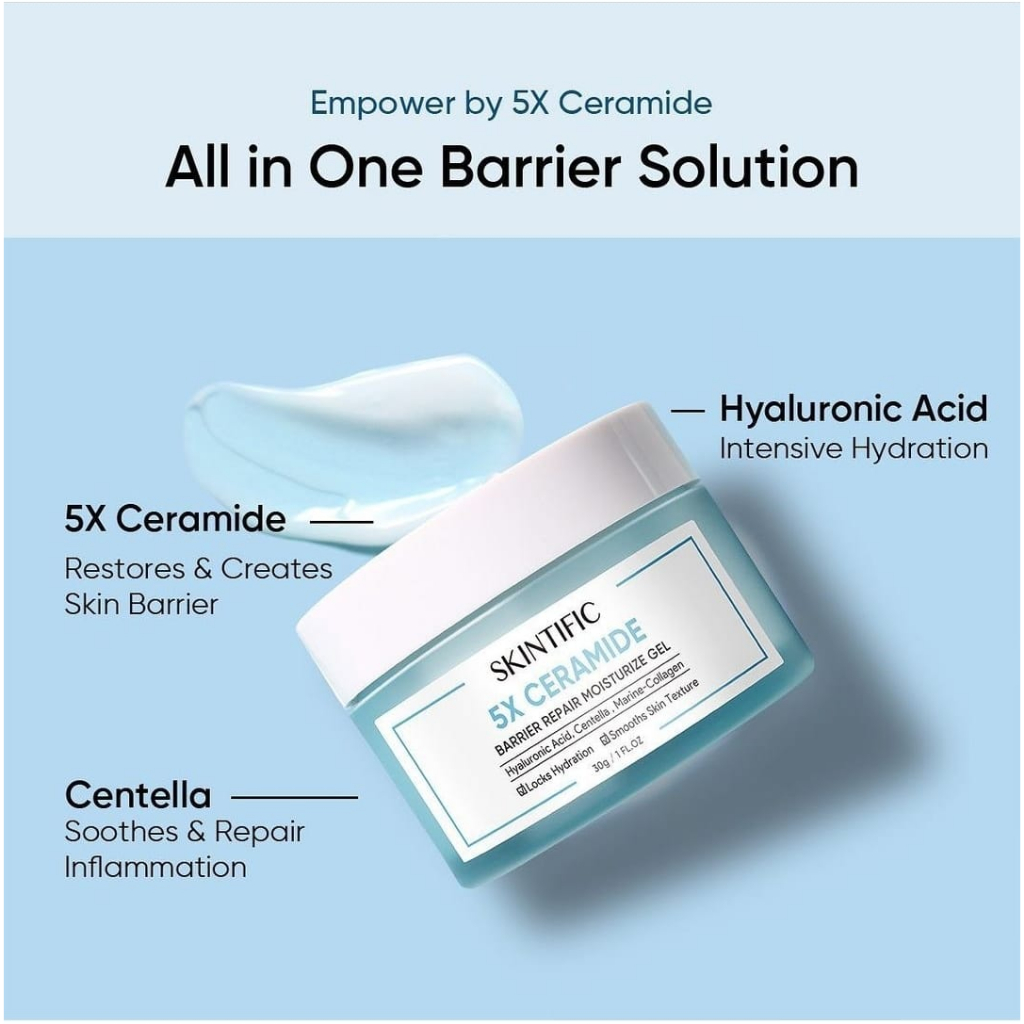 Skintific 5X Ceramide Barrier Repair Moisture Gel Moisturizer 30gr