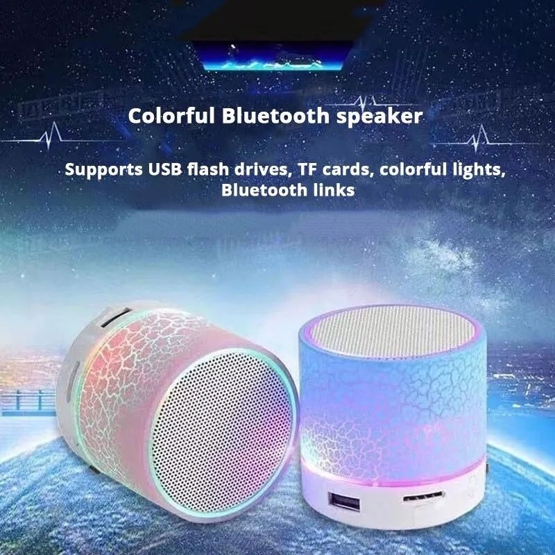 Loud Speaker aktif active mini kecil satelit bluetooth wireless Micro USB port Lampu LED SD Card SDc
