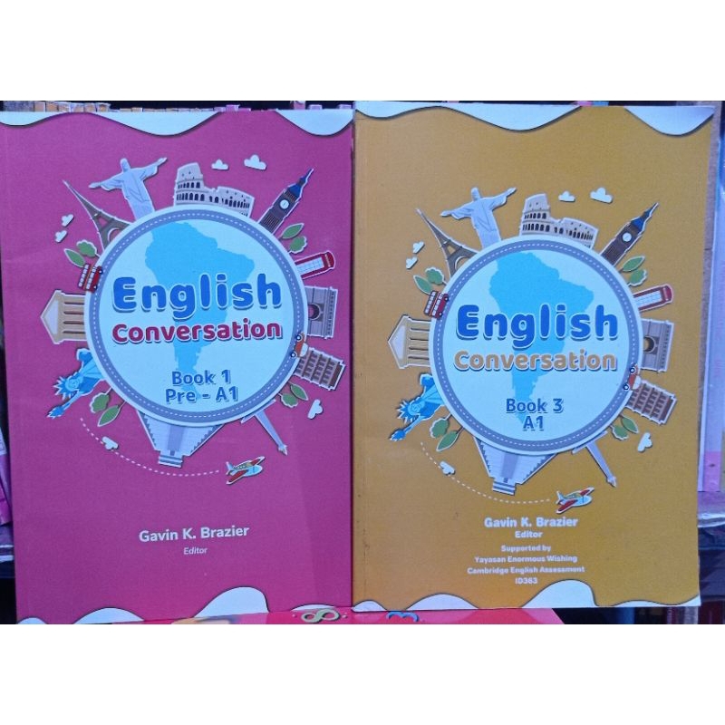 English Conversation Book 1, Book 3.