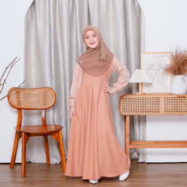 LADY DRESS ANAK family set hawacorner Dress Brukat Anak Kondangan