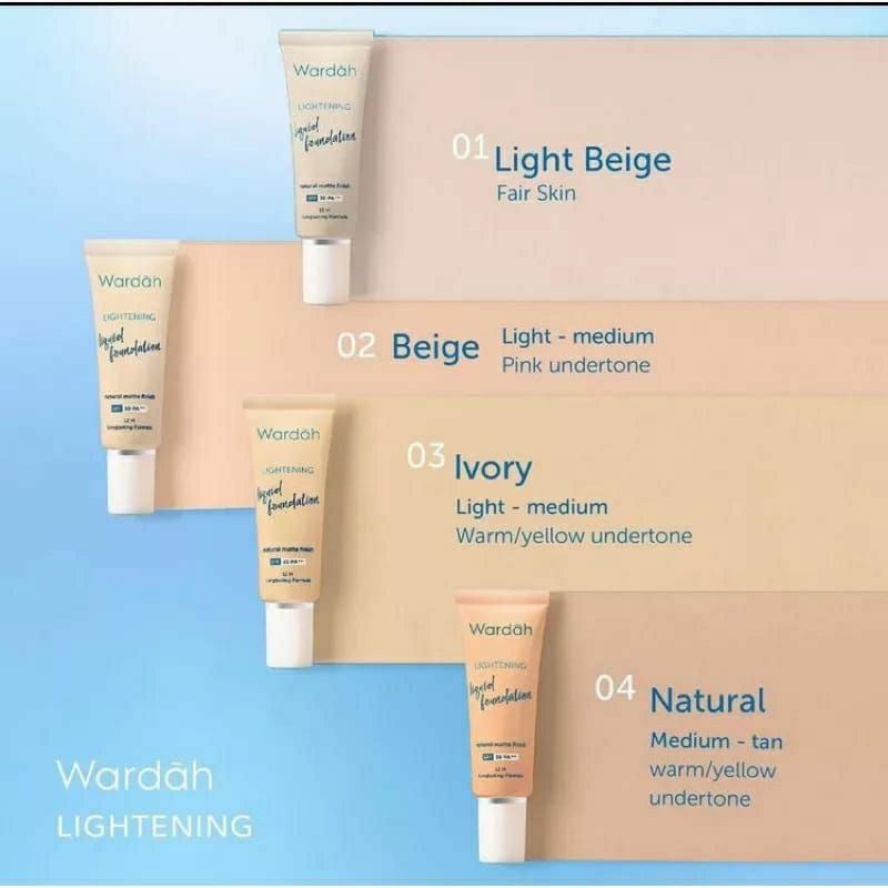 WARDAH LIGHTENING LIQUID FOUNDATION KECIL