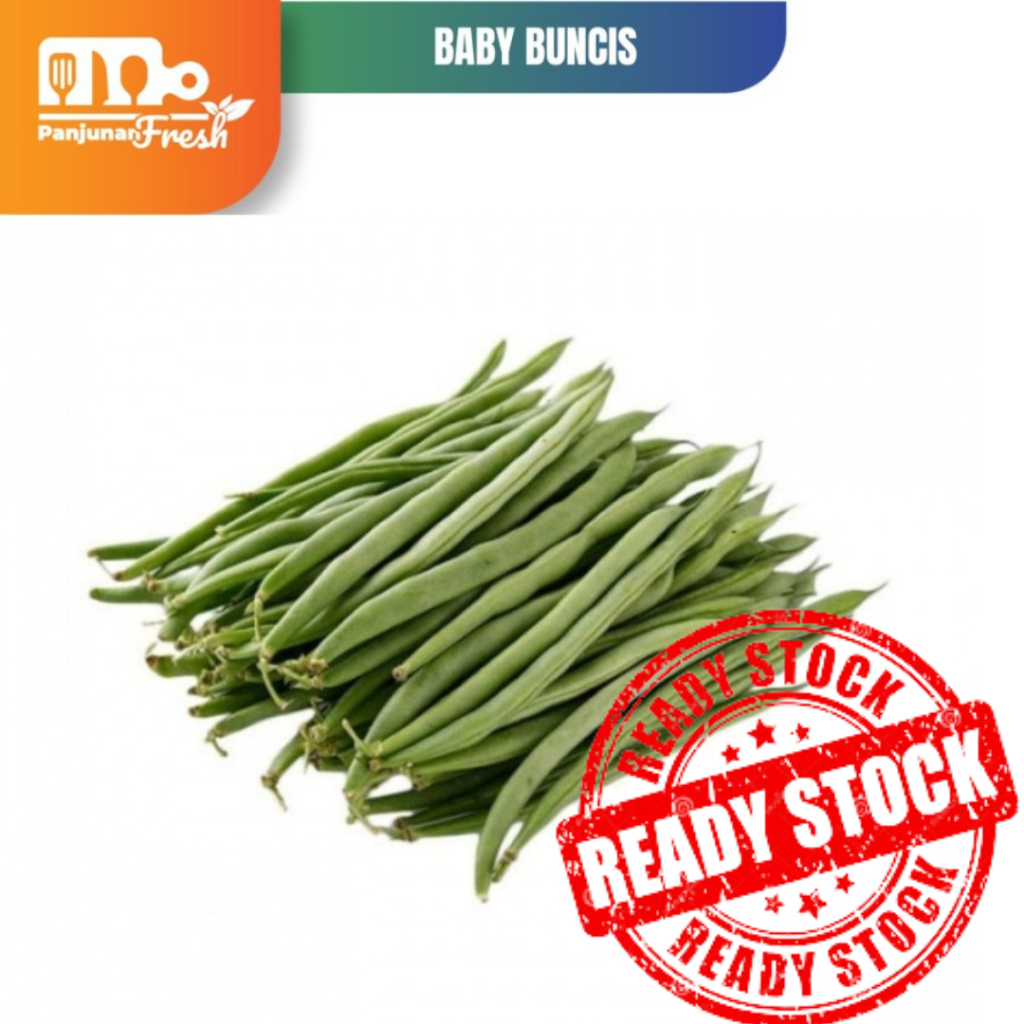 

baby buncis 250 gr bandung area buncis baby konvensional fresh segar