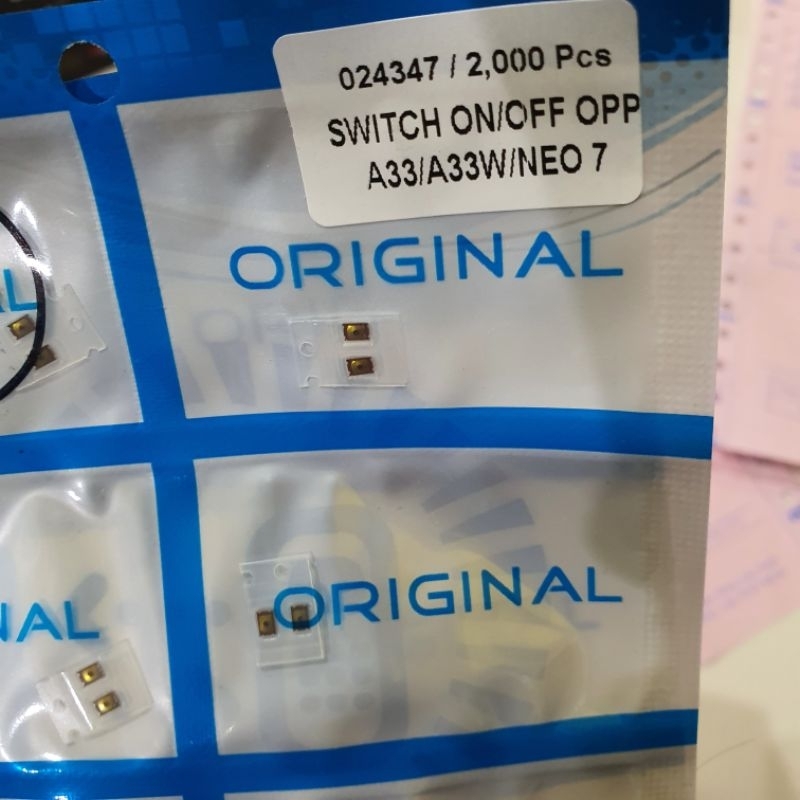 TOMBOL ON OFF VOLUM VOLUME SWITCH OPPO A33 A33W KAKI 4
