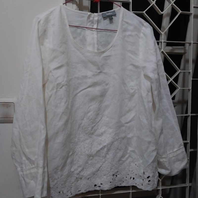 NEIMAN MARCUS linen brodir