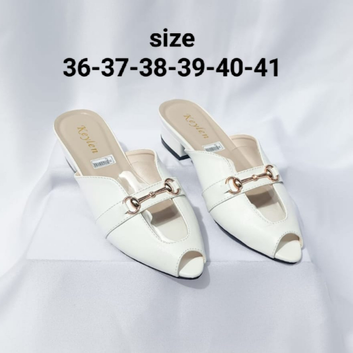 Sandal Wanita Dewasa Sendal Slop Pesta Kekinian Hak 3 Cm Bella BL272