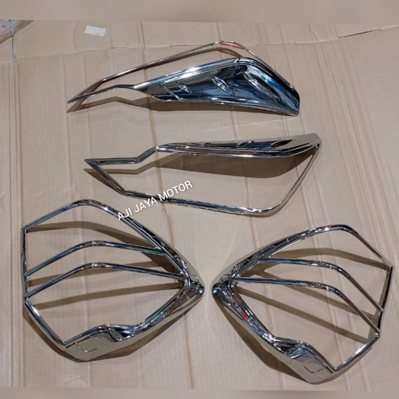 GARNISH LAMPU TOYOTA AGYA TAHUN 2023 CRUME