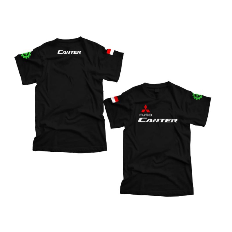 baju kaos pendek mobil canter pria