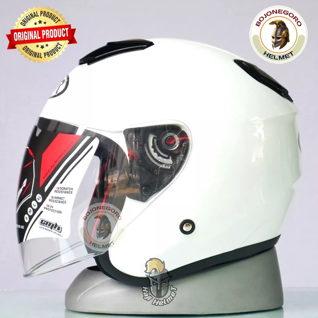 HELM KYOTO DYR OSAKA ORIGINAL HALF FACE SNI GRATIS ONGKIR