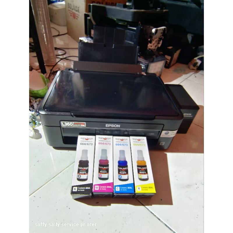 printer epson L360 L220 bonus tinta 1set