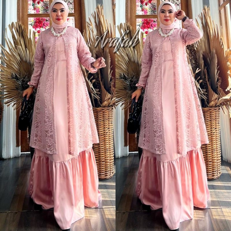 Gamis Cardigan Arafah Original Butik