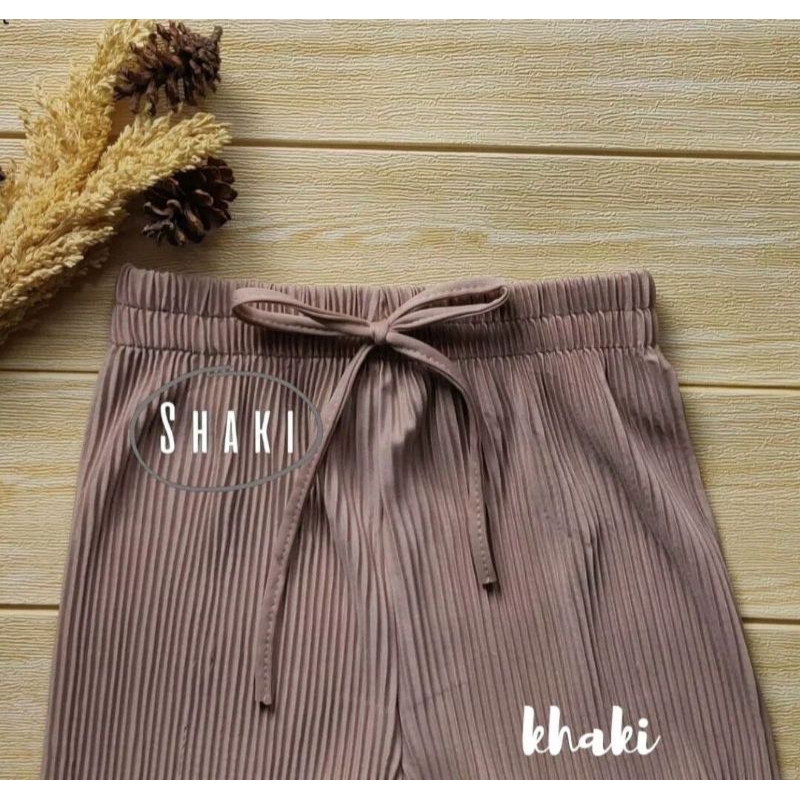 KULOT LIDI / KULOT PLISKET / KULOT PLISKET LIDI / KULOT PLISKET PREMIUM / KULOT LIDI PREMIUM / KULOT LIDI PLISKET / KULOT LIDI PLISKET PREMIUM-Khaki