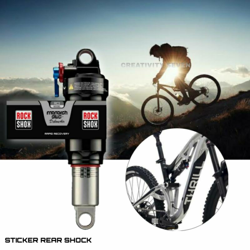 Sticker RearShock Decal RockShock