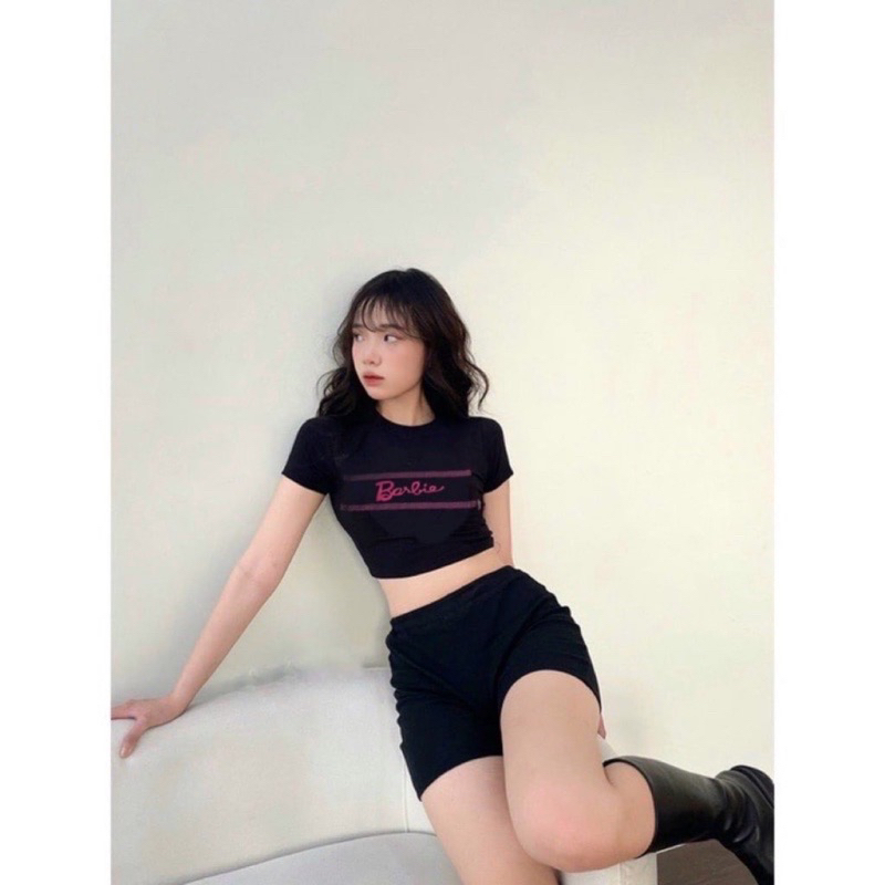 Crop Top Wanita BIBIE Rib (LD 88, P 40)