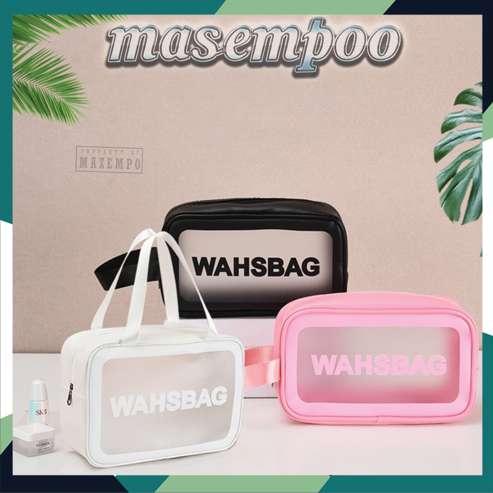 Tas Travel Kosmetik WASHBAG / Tas mandi waterproof Pria Wanita / travelling bag organizer