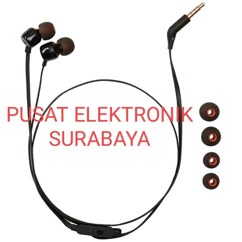 Headset JBL T110 Original, Bergaransi, Ngebas, iBass, original By Harman