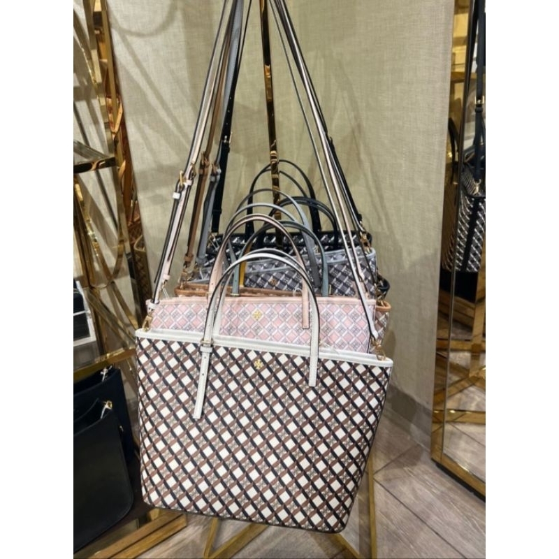 Tas Kate Spade Original - Michael Kors Lita Small Leather Crossbody Bag Black & Twotone Colour Brown