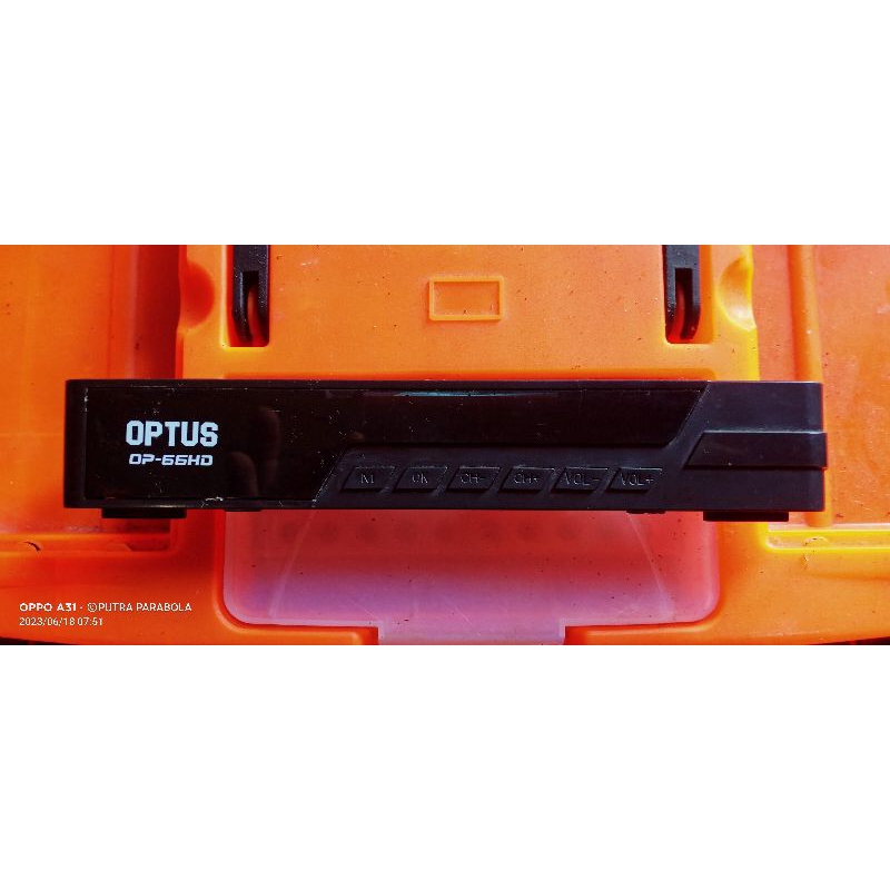 PANEL DEPAN RECEIVER OPTUS OP-66HD K-VISION