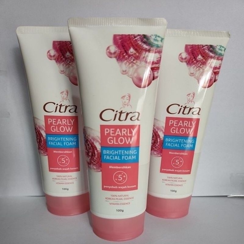 CITRA PEARLY GLOW FACIAL FOAM 100G