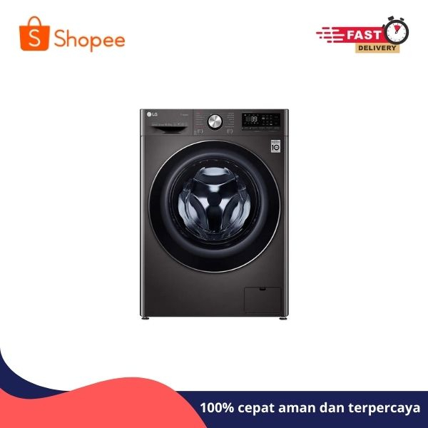 Mesin Cuci Front Loading LG FV1412D4M 12kg Inverter Turbo Wash 360