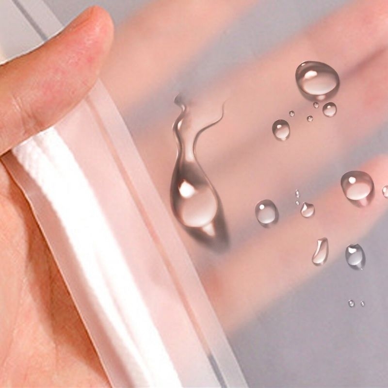 Kantong Pouch Plastik Serut Organizer Drawstring Bag Size S-XL  - White