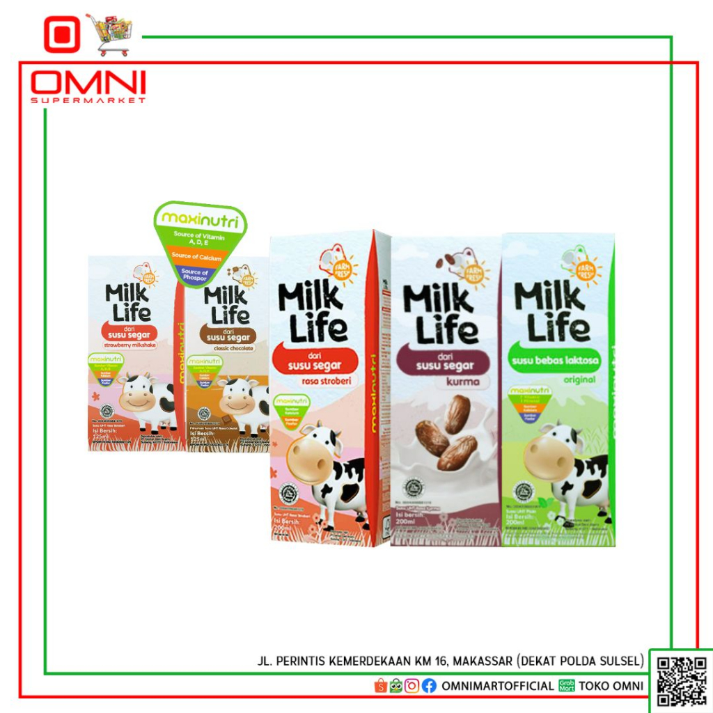 

MILK LIFE UHT 200ML/125ML