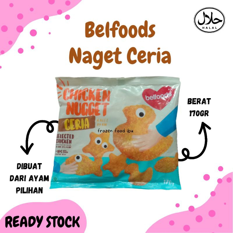 

Belfoods Ceria Naget Ayam 170gr Frozen Food Banjarmasin