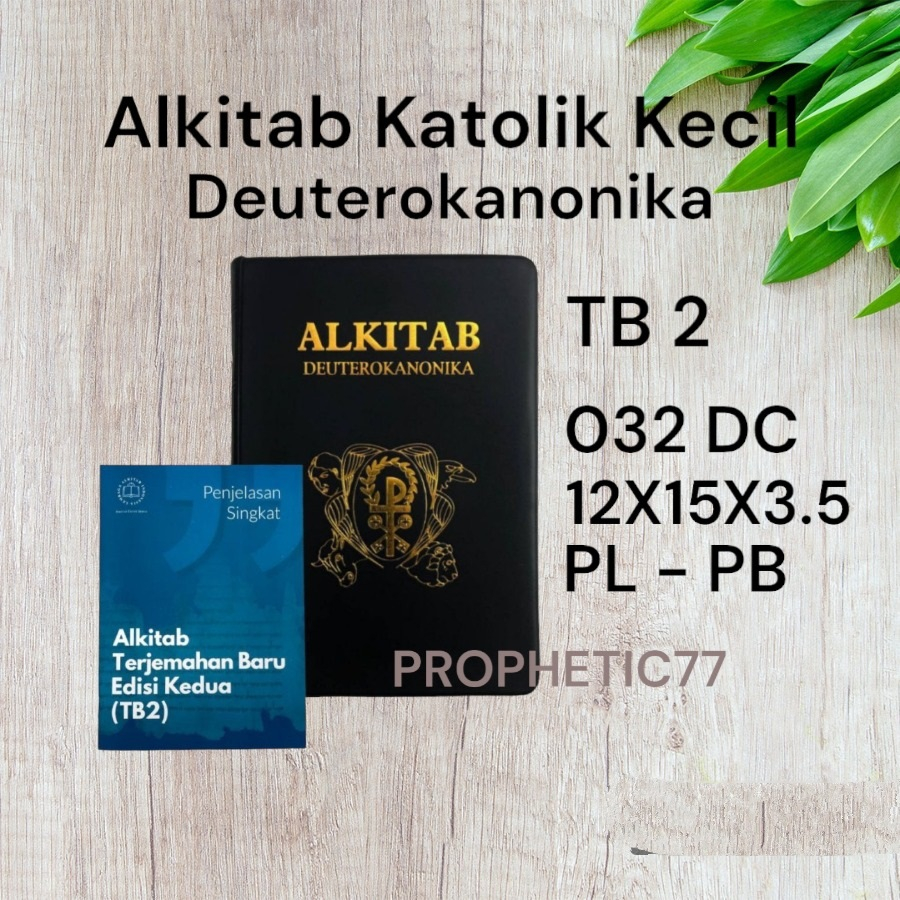 Alkitab Katolik Kecil Deuterokanonika Terjemahan Baru 2 TB 2 032 DC Jual Alkitap Al Kitap Kitab Suci Katholik Semarang