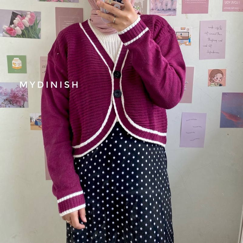 Kalia Bolero Cardigan Rajut Crop Wanita Terbaru