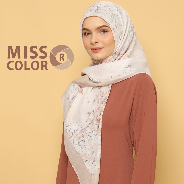 BUSRA Series Miss Color Voile Scarf Ultrafine Polyspun - Hijab Size 120*120 cm-2