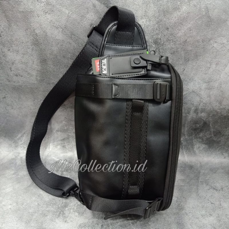 Slingbag TM Platoon Alpha Bravo LEATHER Bodybag Tas Selempang Kulit Import