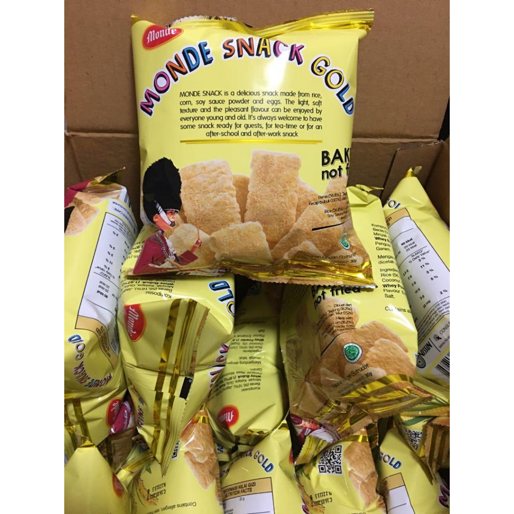 12.12 BIG SALE / 12.12 TERMURAH/ Monde Snack Gold 10pcs